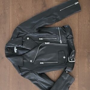 Gianni Bini Black Leather Moto Jacket